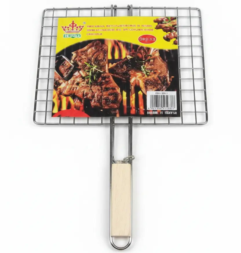 Procamp Stainless Steel BBQ Grill Basket - Shop Grill and Fire Pit Accessories at Trekaline