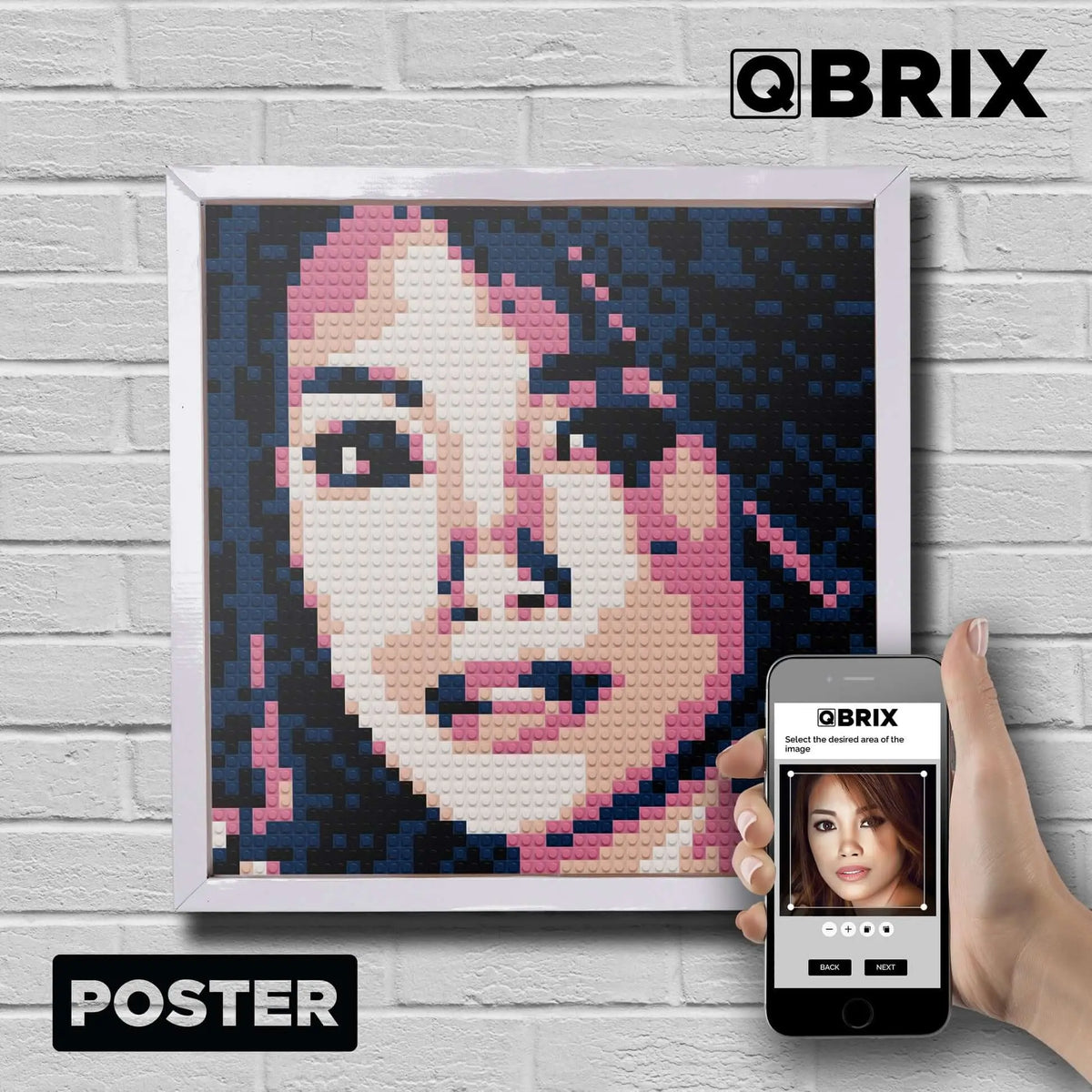 Qbrix Poster Photo Construction Set - Shop Puzzles at Trekaline