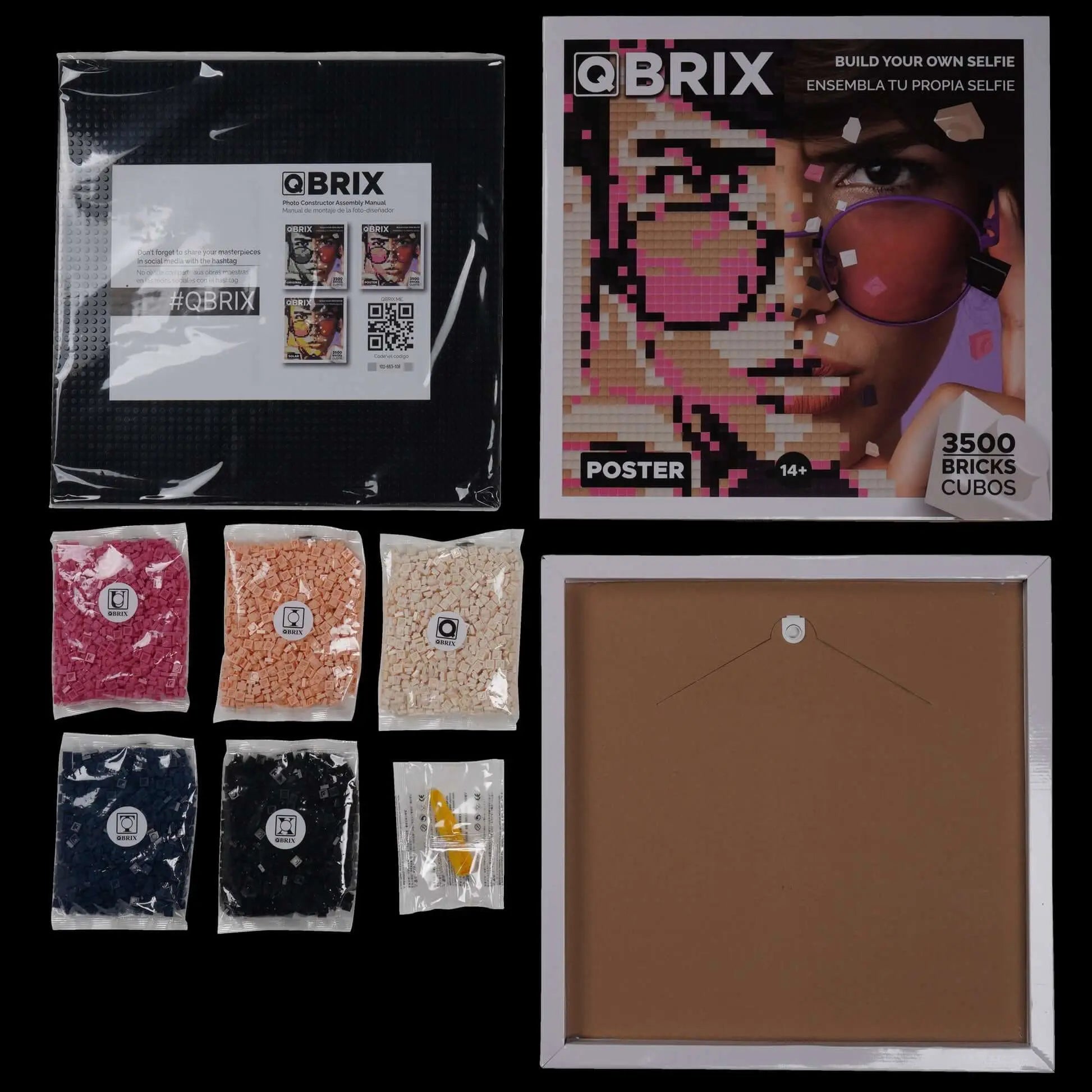 Qbrix Poster Photo Construction Set - Shop Puzzles at Trekaline