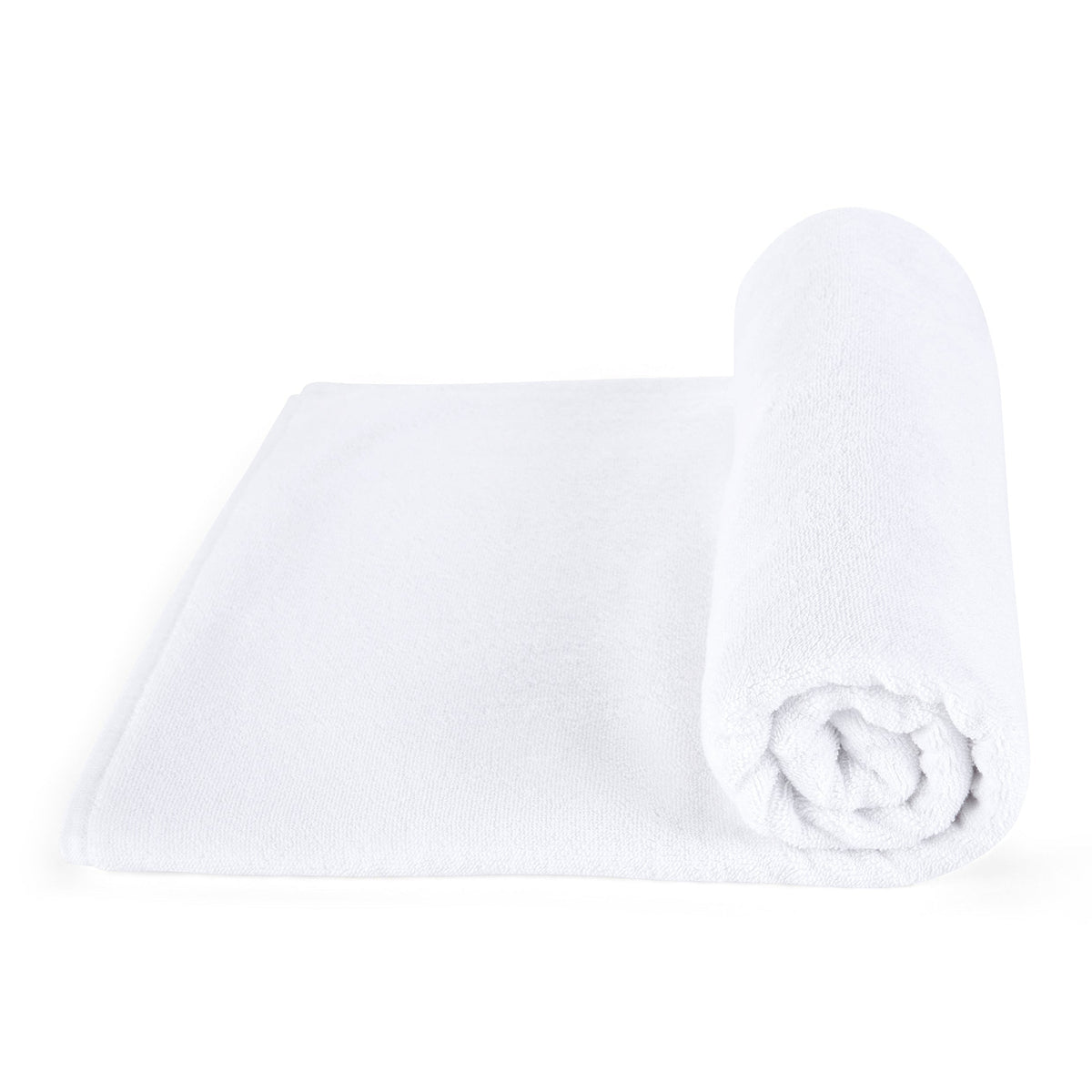 Sunzilla Cotton Terry Pool Towel - White - Shop Beach Towels at Trekaline