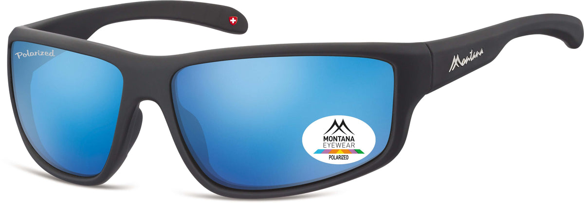 Montana Eyewear Polarized Rubbertouch Sport Sunglasses