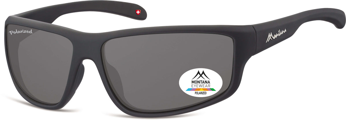 Montana Eyewear Polarized Rubbertouch Sport Sunglasses