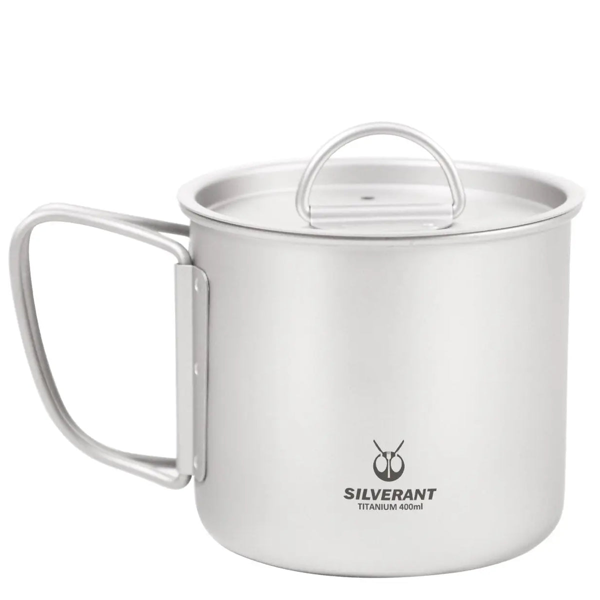 SilverAnt Ultralight Titanium Cup with Lid for UAE desert camping