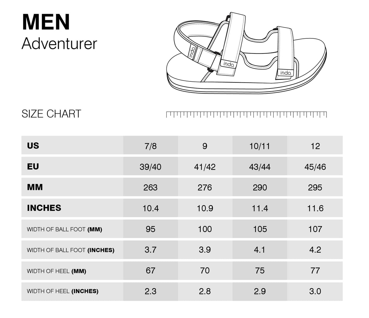 Indosole Men's Adventurer Sandals