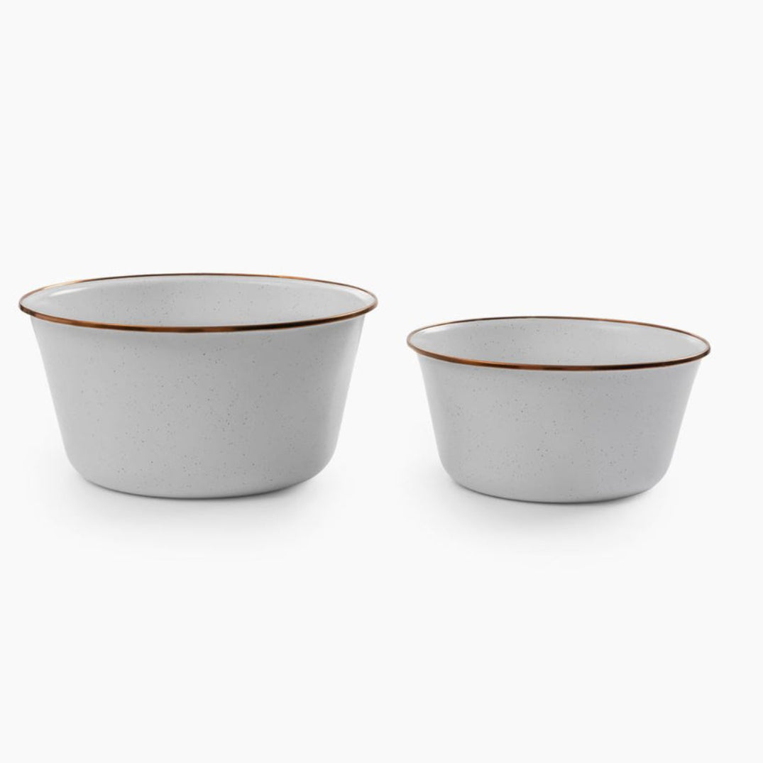 Enamel Mixing Bowl (2 Sets) - Shop Camping Bowls at Trekaline