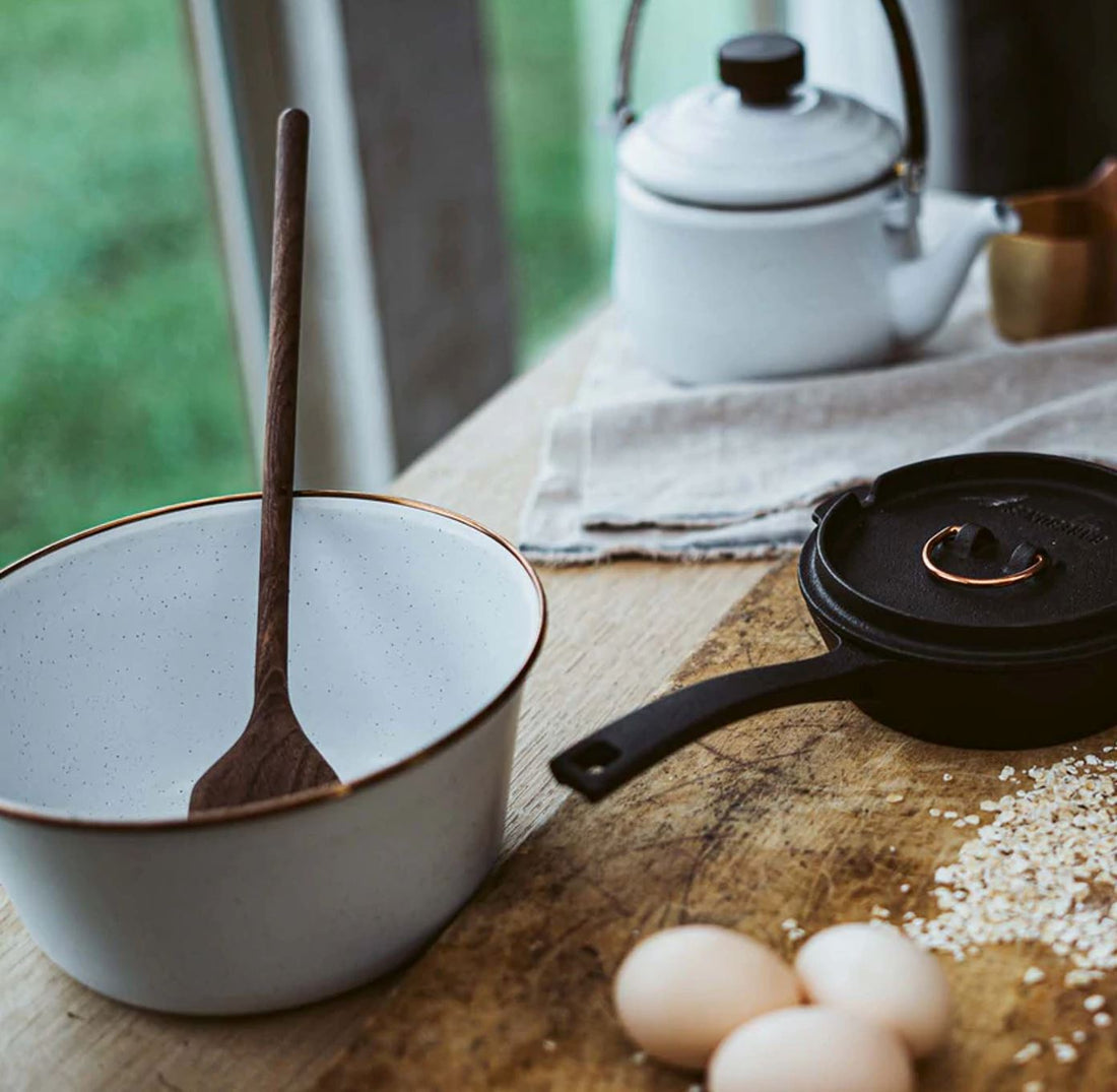 Enamel Mixing Bowl (2 Sets) - Shop Camping Bowls at Trekaline