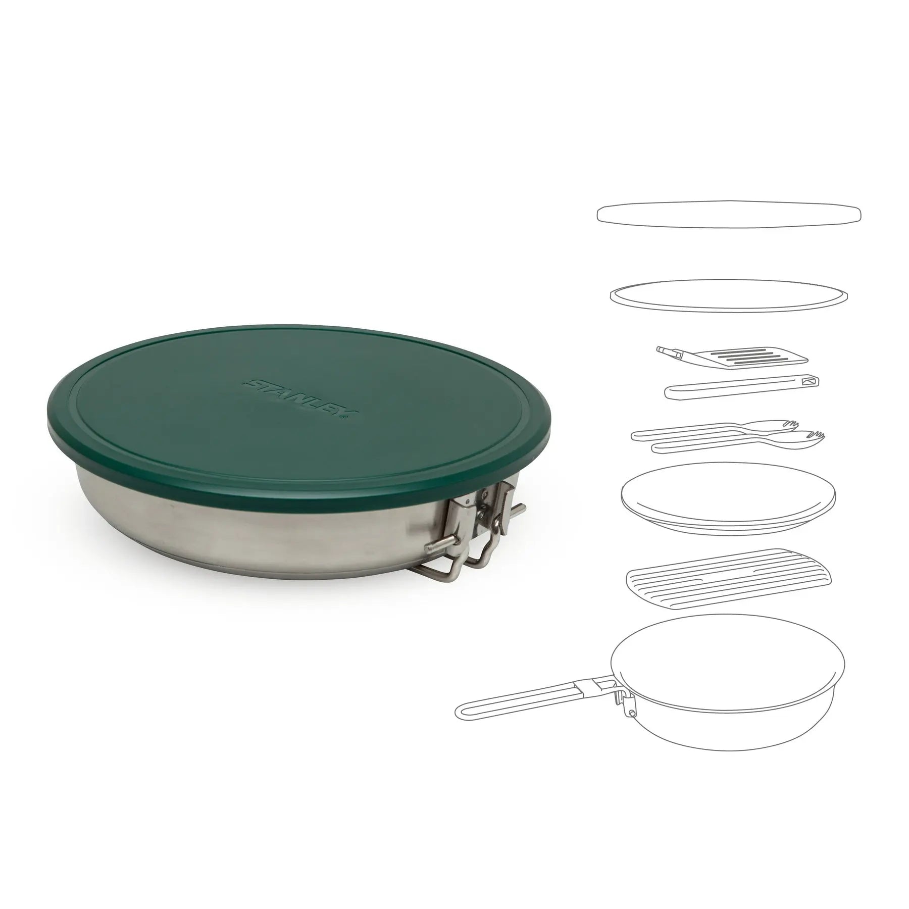 Stanley Adventure All-In-One Fry Pan Set - Shop Cooksets at Trekaline