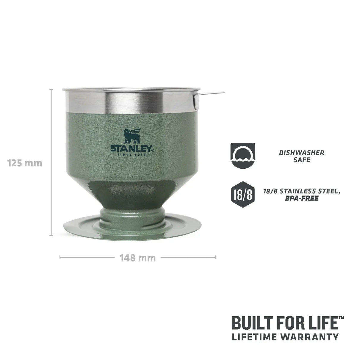Stanley Classic Perfect-Brew Pour Over - Shop Camp Coffee Presses at Trekaline