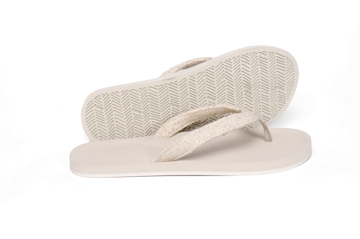 Indosole Men's Flip Flops Recycled Pable Straps