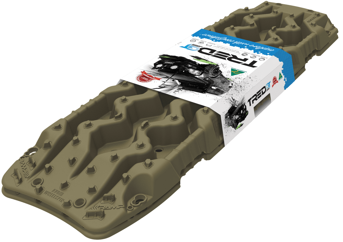 TRED GT Recovery Boards - Military Green - Shop Recovery Boards at Trekaline