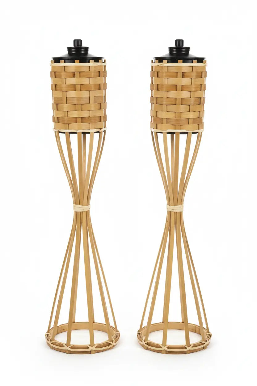 Procamp Tabletop Bamboo Garden Torch - Shop Fuel-Powered Lanterns at Trekaline