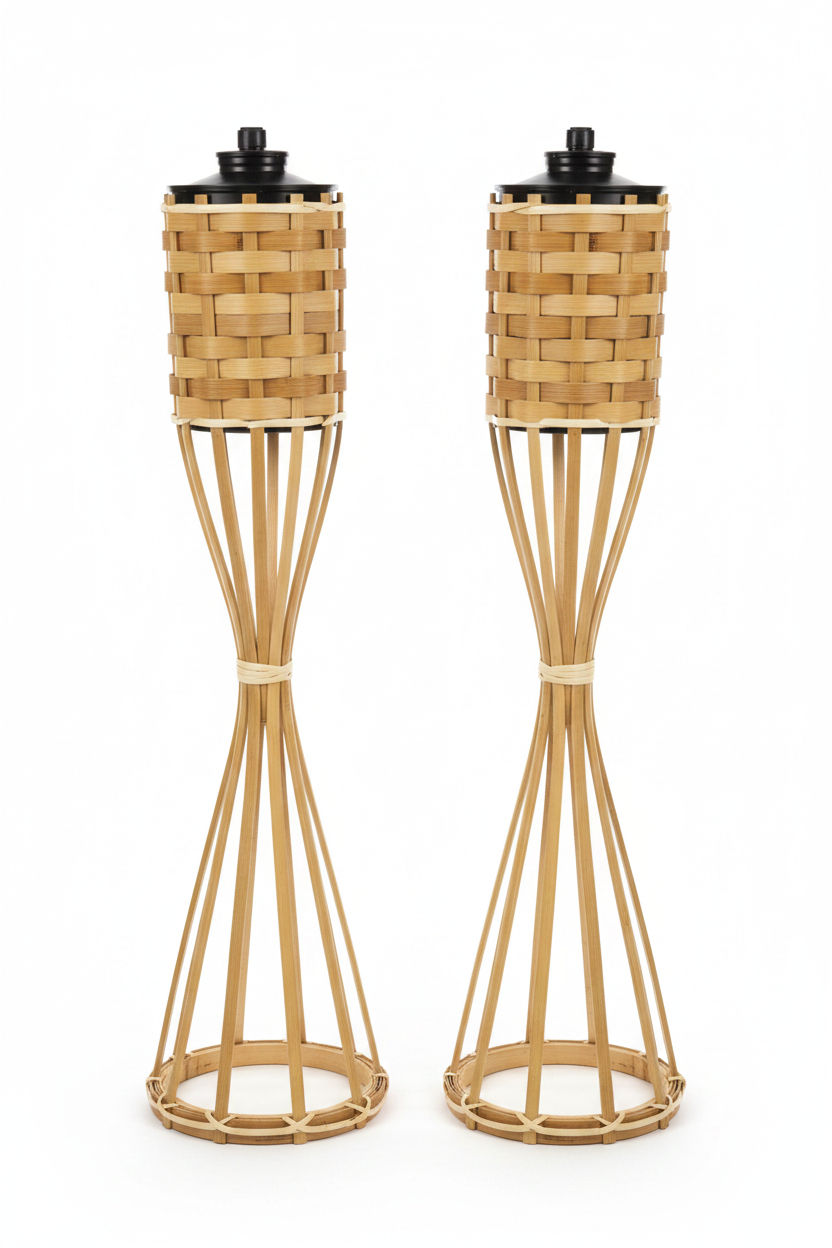Procamp Tabletop Bamboo Garden Torch - Shop Fuel-Powered Lanterns at Trekaline