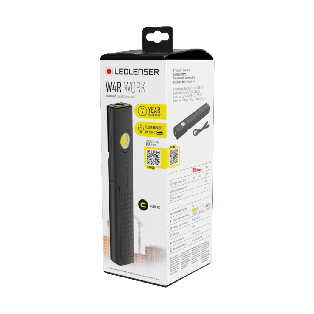 Ledlenser W4R Work Rechargeable Light - Shop Flashlights at Trekaline