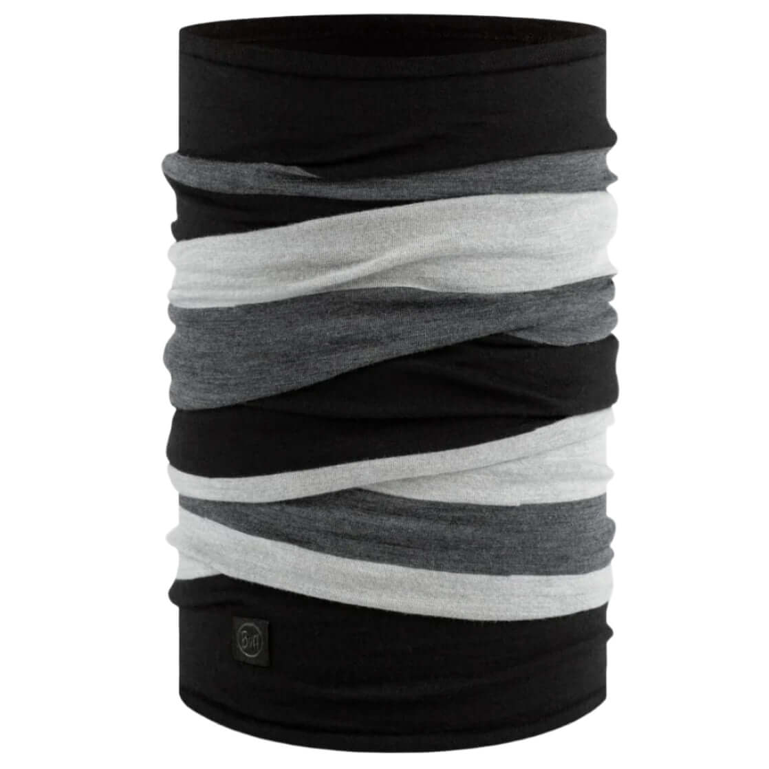 Buff Merino Move Neckwear Multifunction Graphite