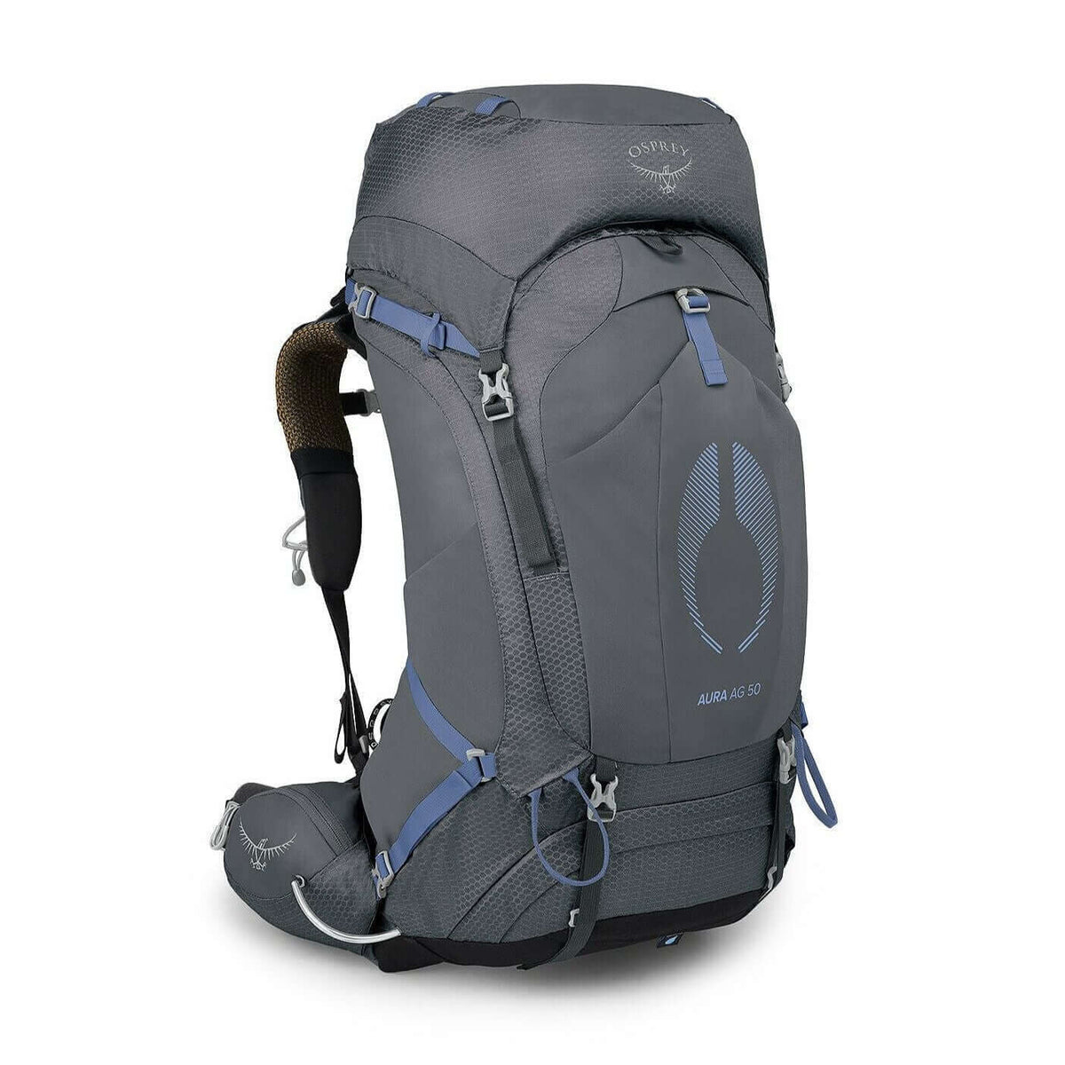 Osprey Aura AG 50 - Women backpack with AntiGravity suspension for comfort and ventilation on multiday trips.