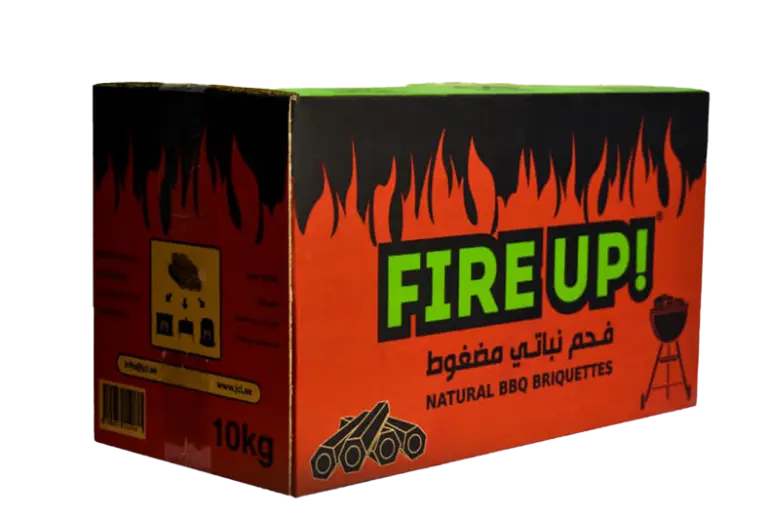 Fire Up Natural BBQ Charcoal Briquettes 10kg - Shop Alternate Fuels at Trekaline