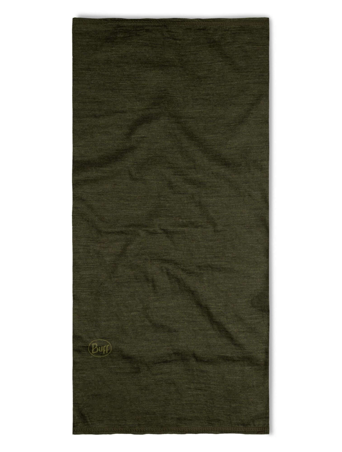 Buff Merino Lightweight Neckwear Solid Bark Brown
