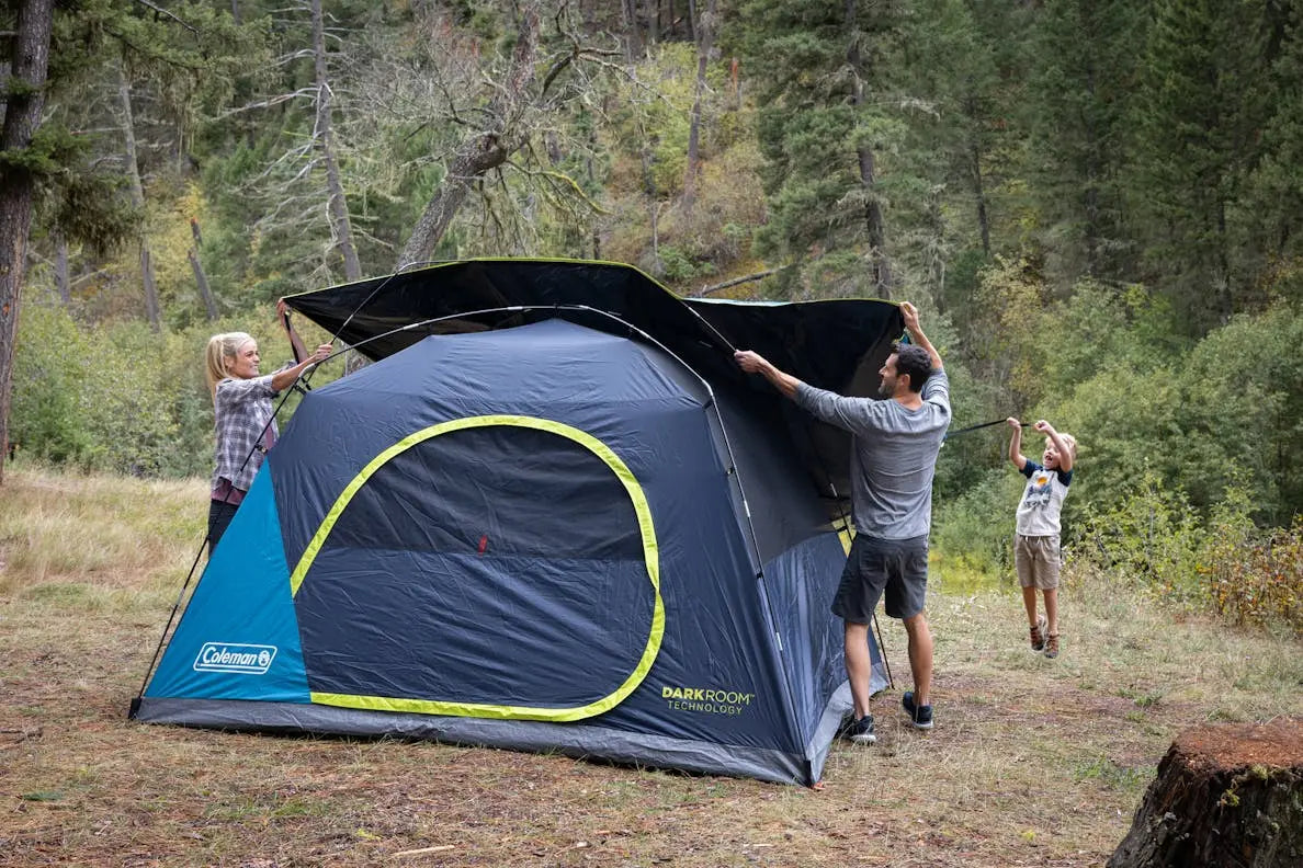 Coleman 6-Person Dark Room Skydome Tent - Shop Camping Tents at Trekaline