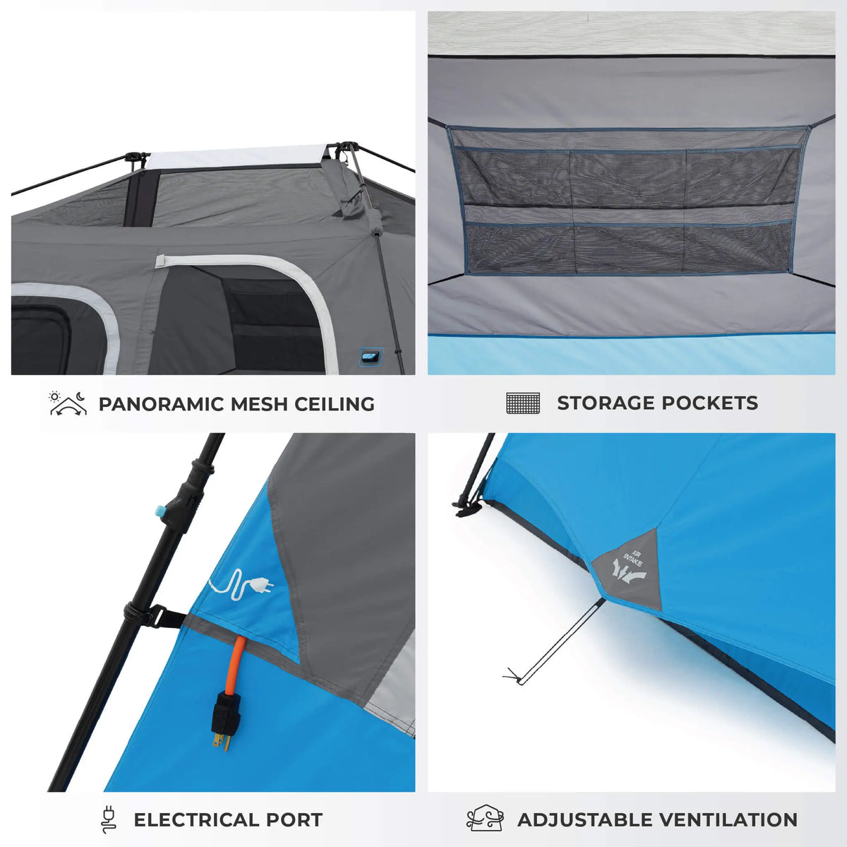 Core Equipment 6 Person Lighted Tent - Shop Camping Tents at Trekaline