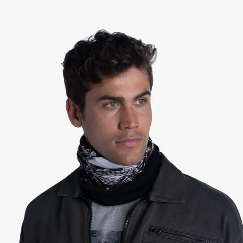 Buff Polar Fleece Neckwear N-Tribe Pattern