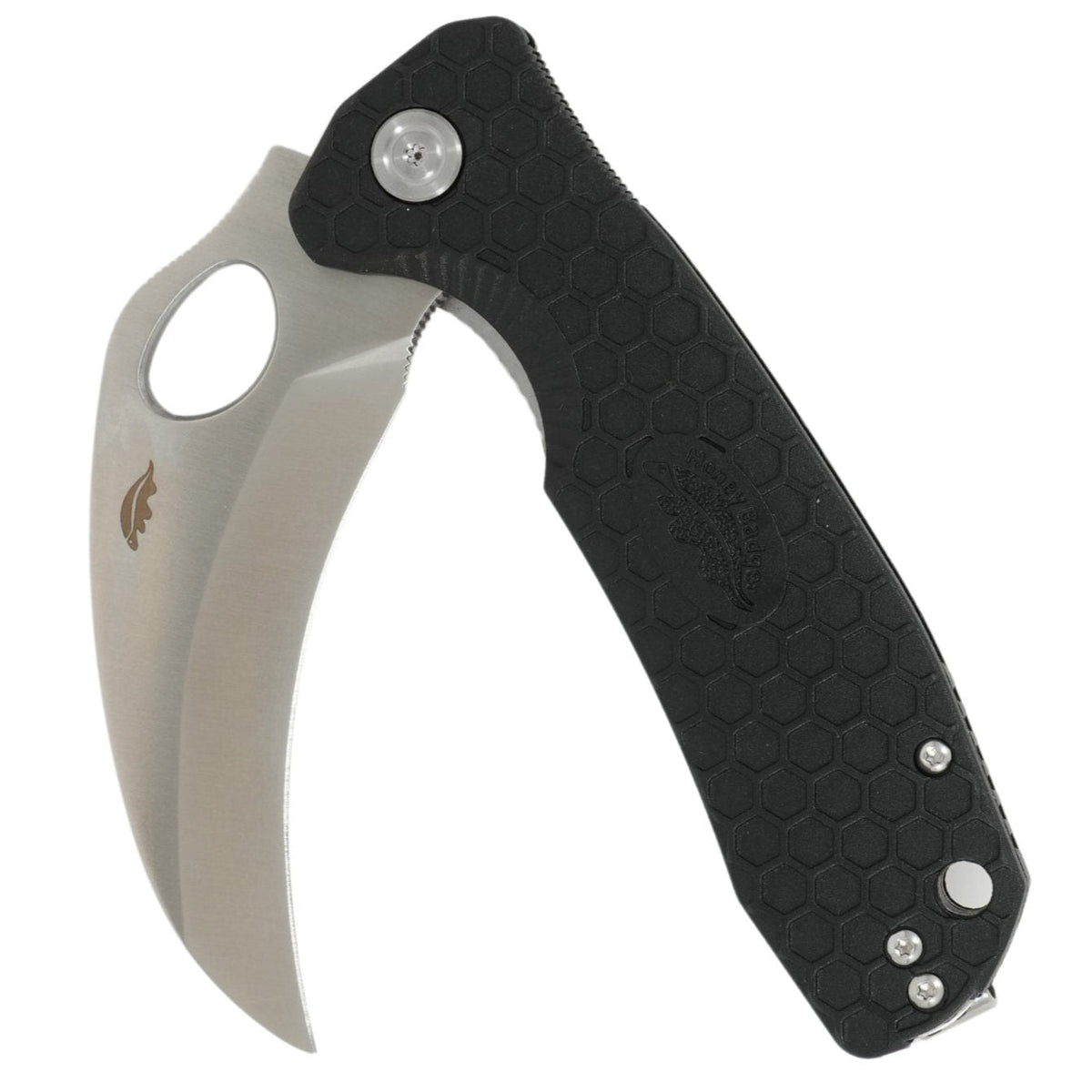 Honey Badger Large Claw Smooth Knife 8Cr13MoV Steel