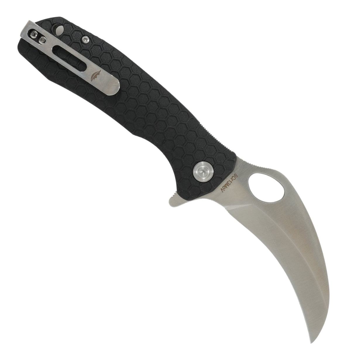 Honey Badger Medium Claw Smooth Knife 8Cr13MoV Steel