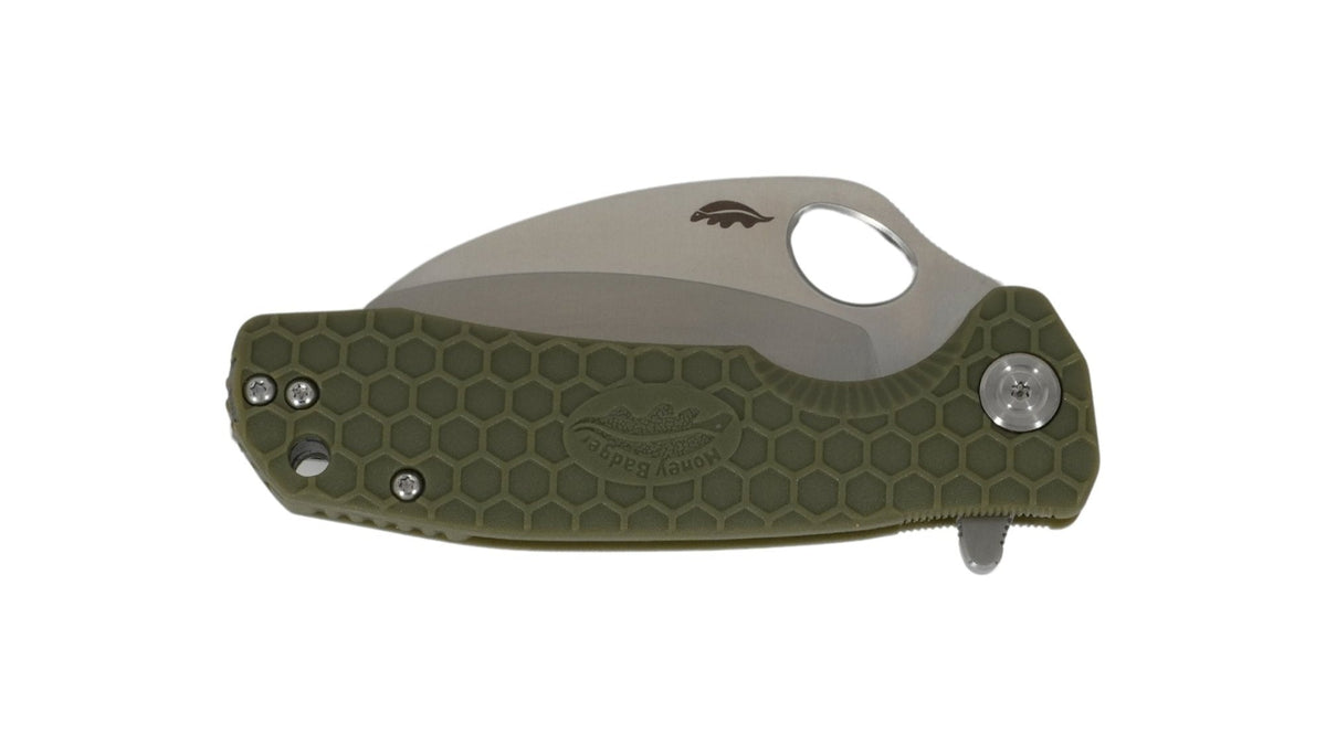 Honey Badger Medium Claw Smooth Knife 8Cr13MoV Steel