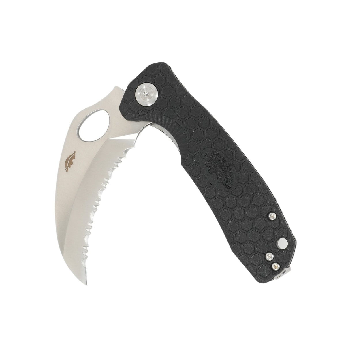 Honey Badger Medium Claw Serrated Knife 8Cr13MoV Steel