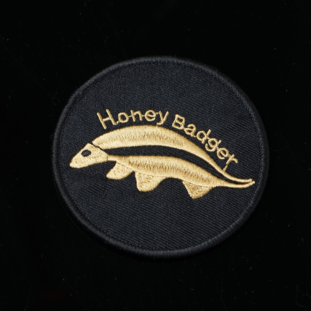 Honey Badger Embroidered Round Patch 8.3 cm - Shop Patches and Pins at Trekaline