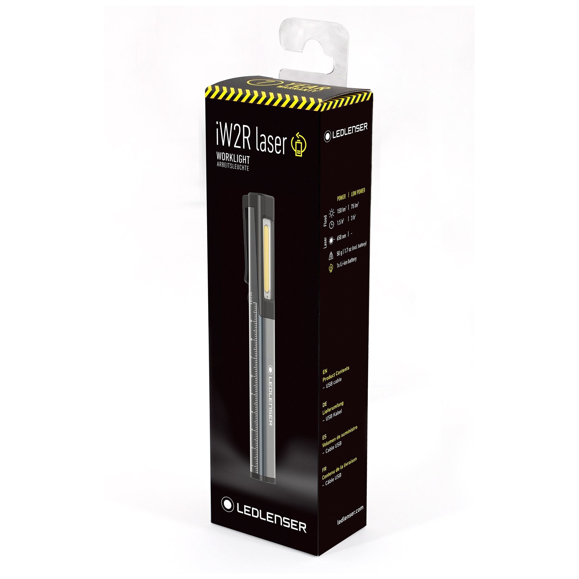 Ledlenser iW2R Rechargeable Work Light Laser Pointer