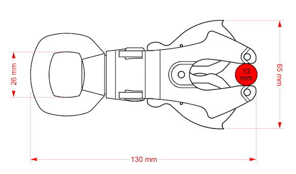 Kong Frog 360 Textile Friendly Swivel