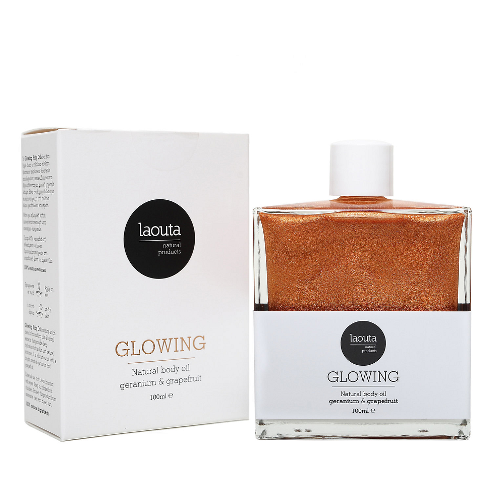 Laouta Glowing Body Oil Geranium and Grapefruit