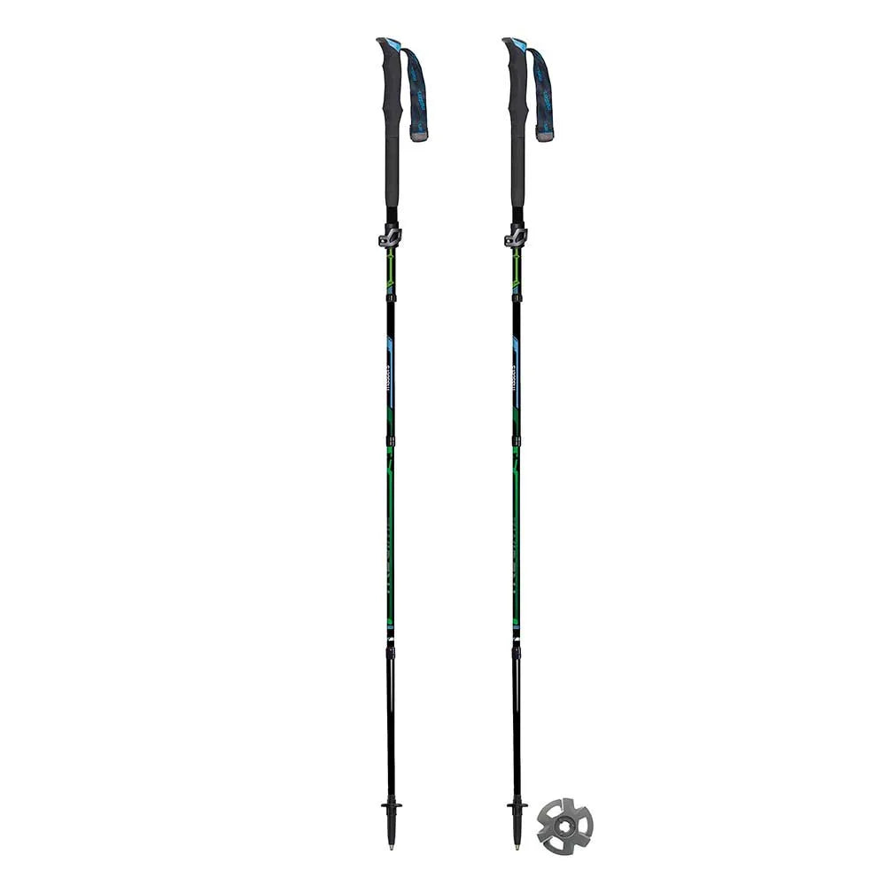 Masters Trecime Tour Carbon Trekking Poles - Green - Shop Trekking Poles at Trekaline