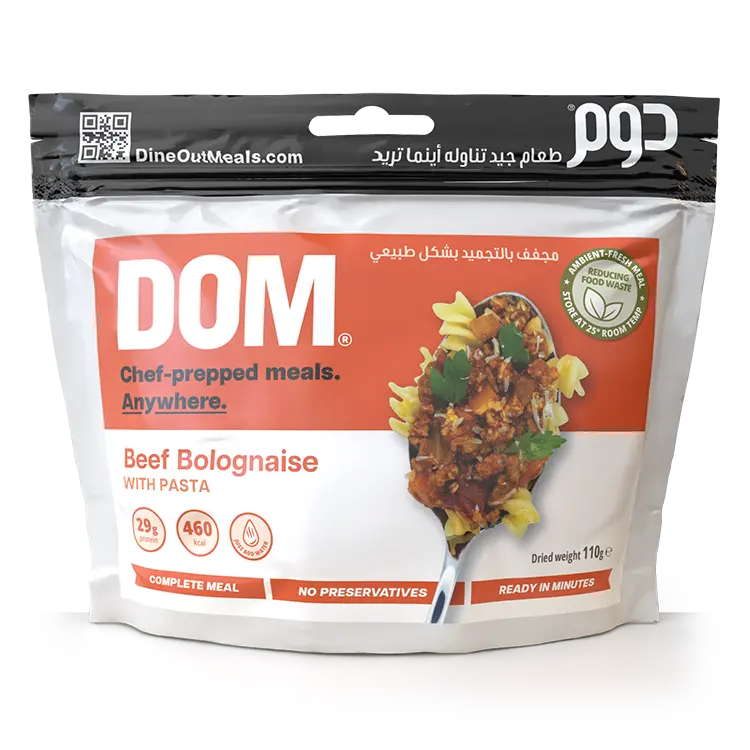 Dine Out Meals Beef Bolognaise with Pasta Freeze Dried