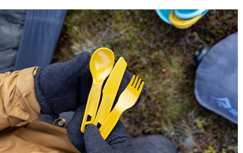 Sea to Summit Passage Cutlery Set Knife Spoon ForkĀ - ShopĀ Camping Utensil SetsĀ atĀ Trekaline