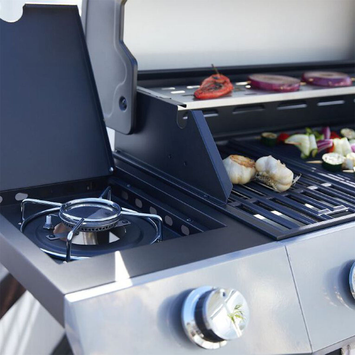 Royal Gourmet 4-Burner Gas Grill with Side Burner