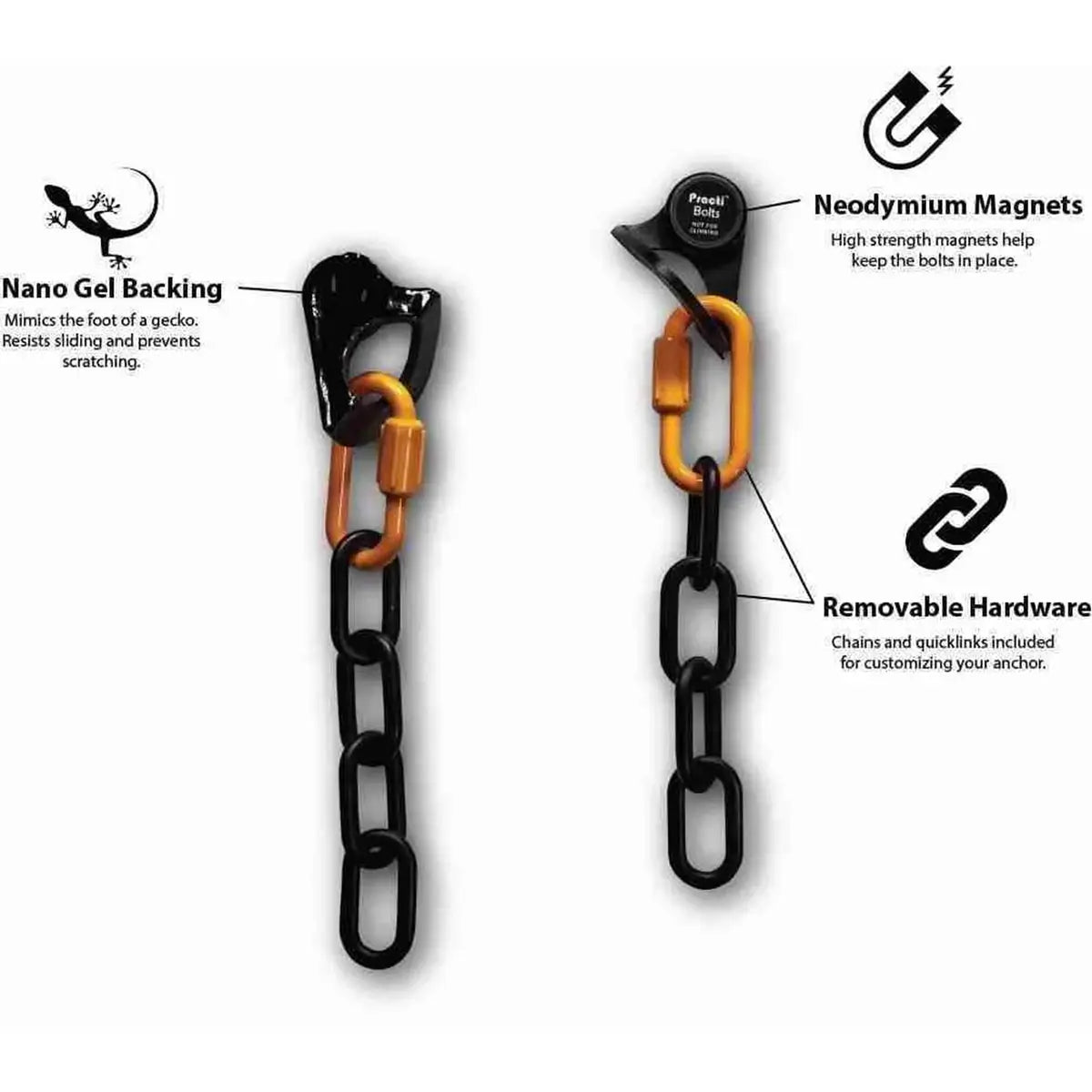 Practi Bolts Anchor Kit - Shop Training Accessories at Trekaline
