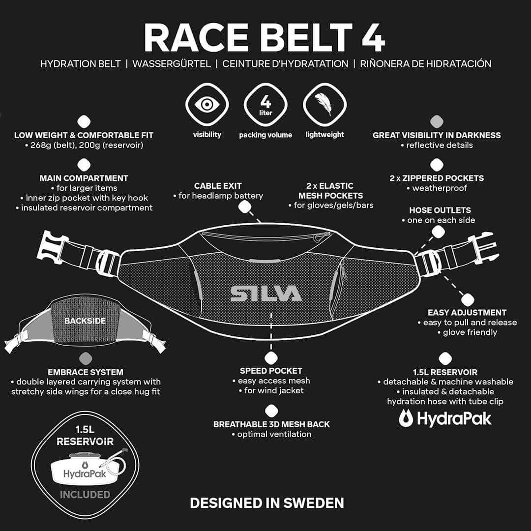 Silva Race Belt 4L with Reservoir