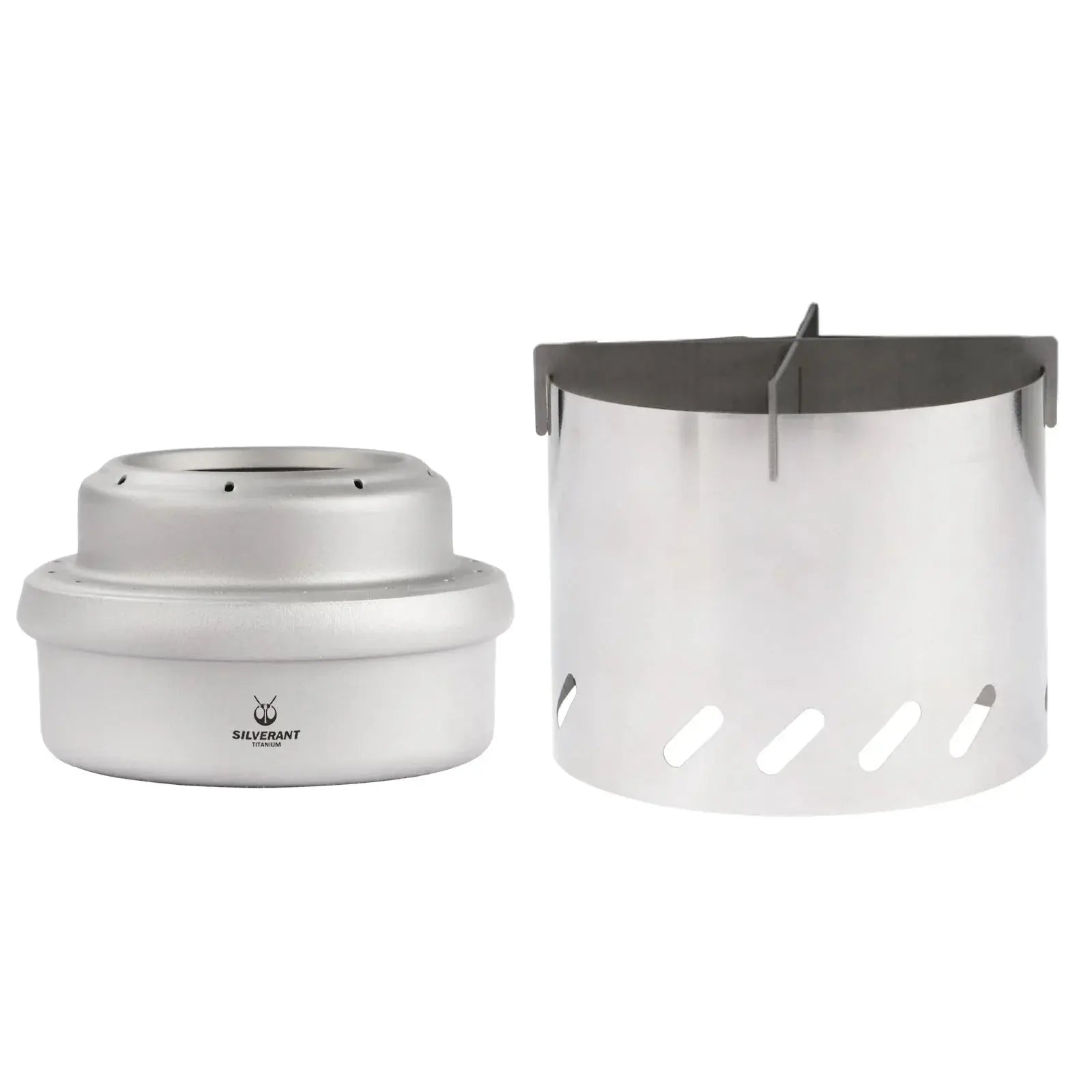 SilverAnt Ultralight Titanium Stove Cross Stand and Windshield for outdoor cooking in UAE