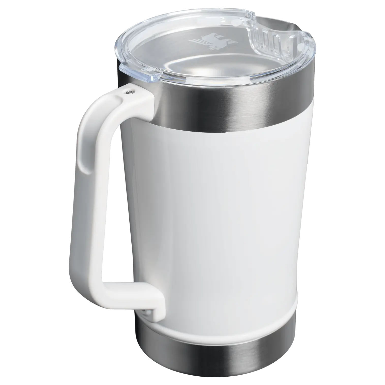 Classic Stay Chill Beer Pitcher - 64 oz / 1.9 L with sturdy handle and pour-through lid for easy serving.
