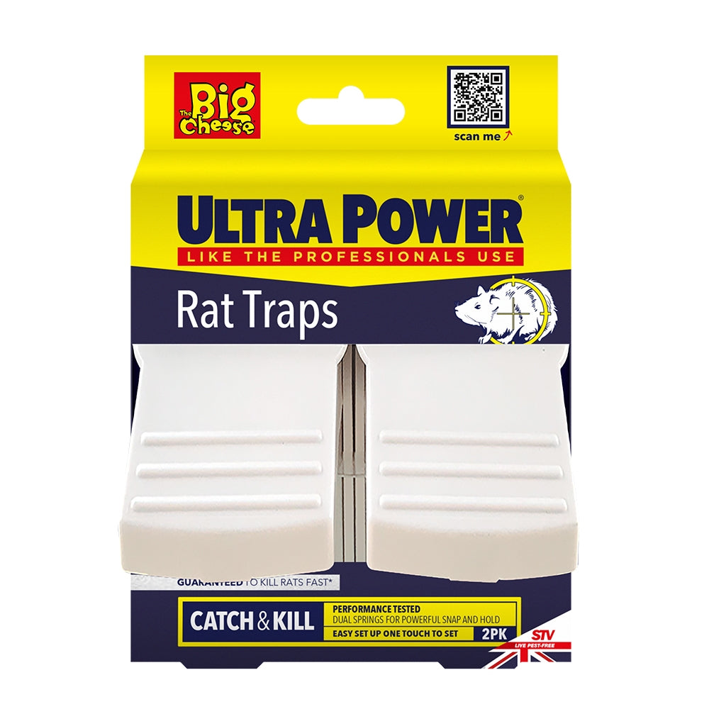 STV Big Cheese Ultra Power Ready-Baited Rat Trap 2-Pack - Shop Pest Control Traps at Trekaline