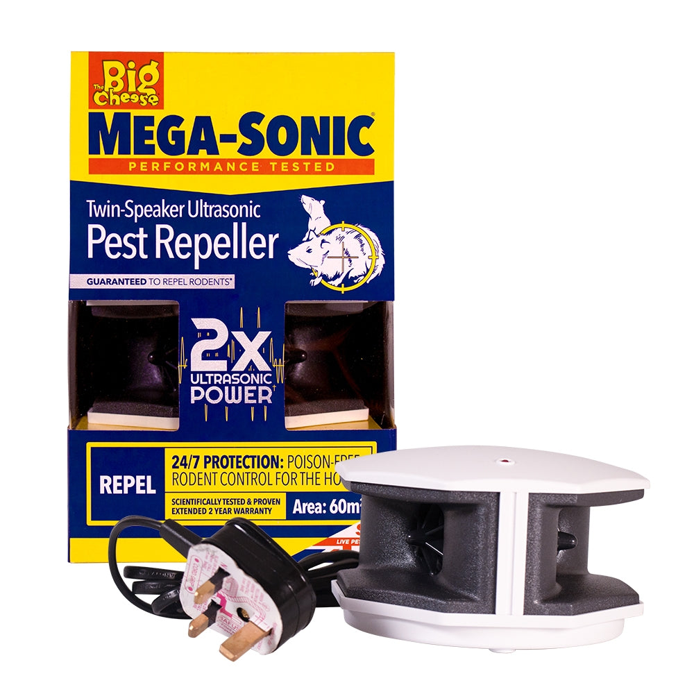 STV Big Cheese Mega-Sonic Twin-Speaker Pest Repeller