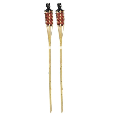 STV Zero In Bamboo Garden Torch Twin Pack - Shop Fuel-Powered Lanterns at Trekaline