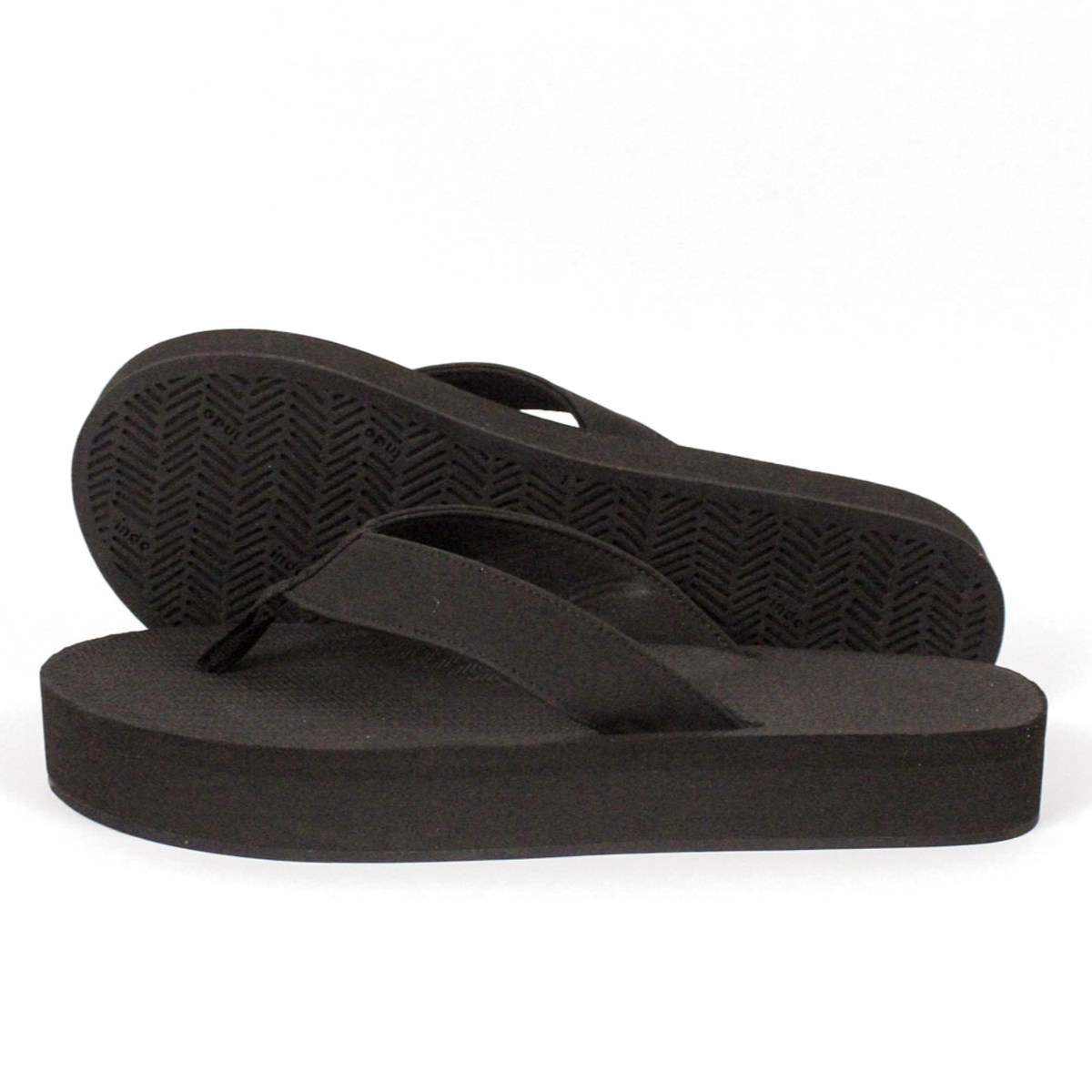 Indosole Women's ESSNTLS Platform Flip Flops
