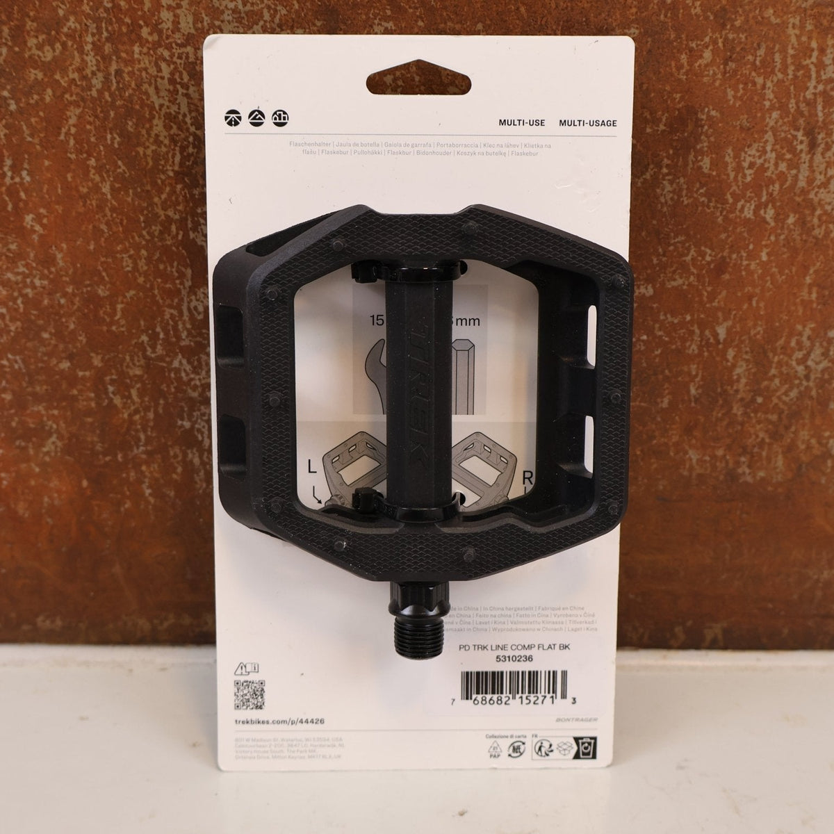 Trek Line Comp Flat Pedal Set - BlackĀ - ShopĀ Road Bike PedalsĀ atĀ Trekaline