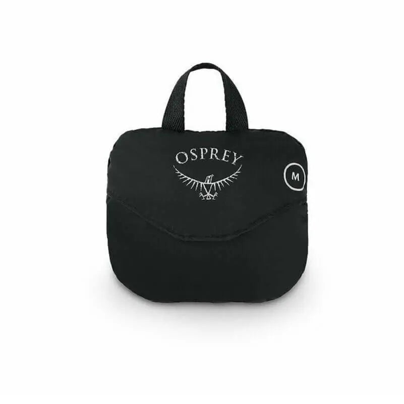 Ultralight Raincover by Osprey in medium size, compact and protective, ideal for outdoor packs.