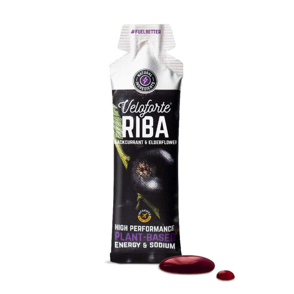 Veloforte Riba Natural Energy Gel similar packaging