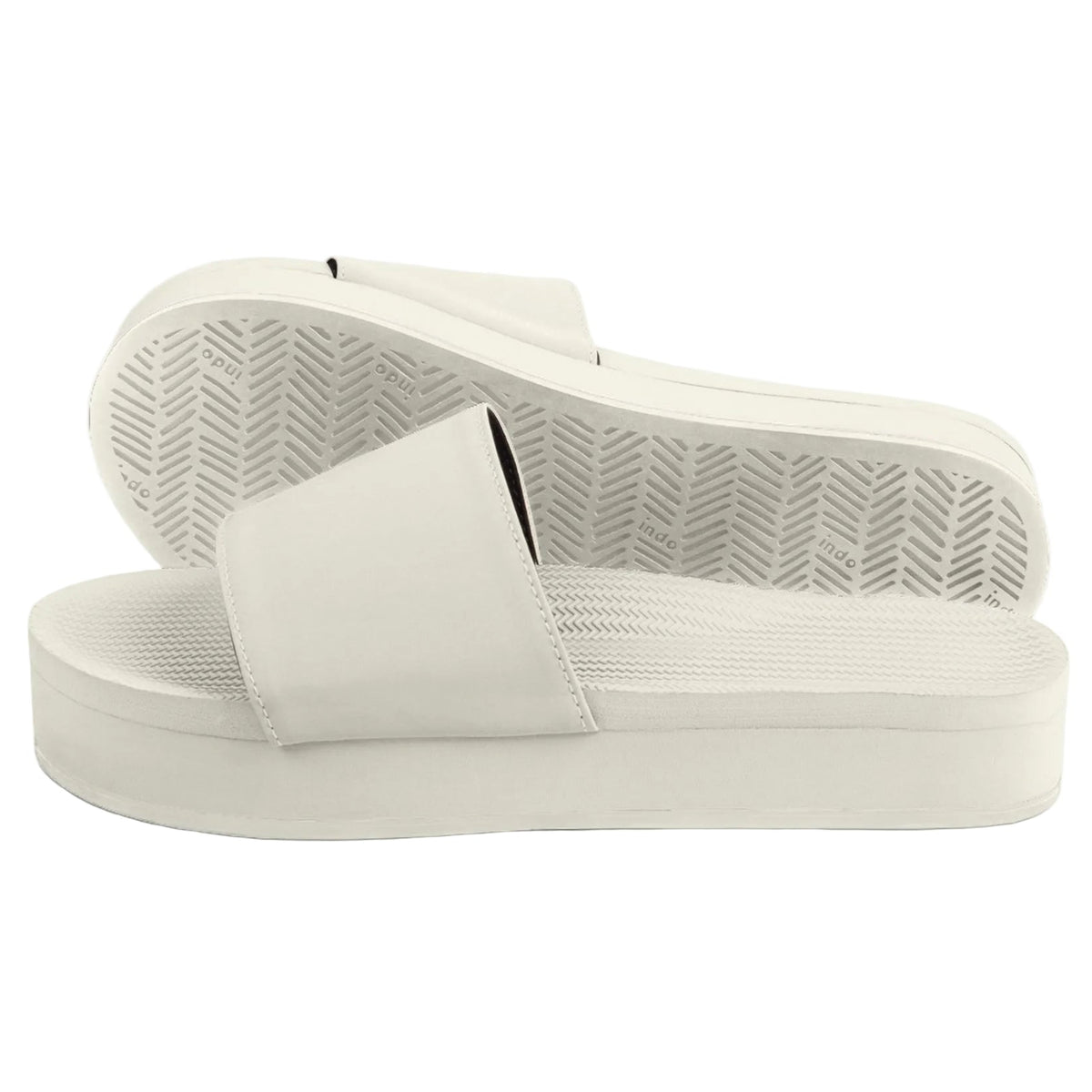 Indosole Women's ESSNTLS Sneaker Sole Platform Slides