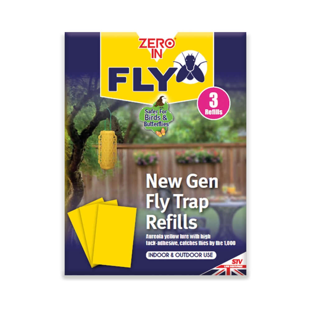 STV Zero In New Gen Fly Traps Refills 3-Pack