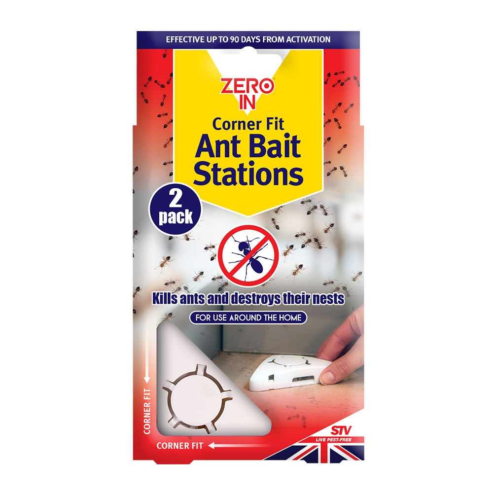 STV Zero In Corner Fit Ant Bait Station 2-Pack - Shop Pest Control Products at Trekaline